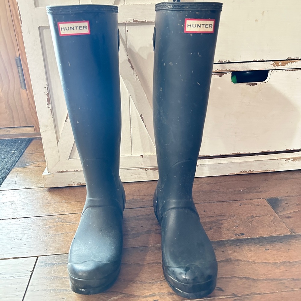 Original adjustable back tall hunter boots
